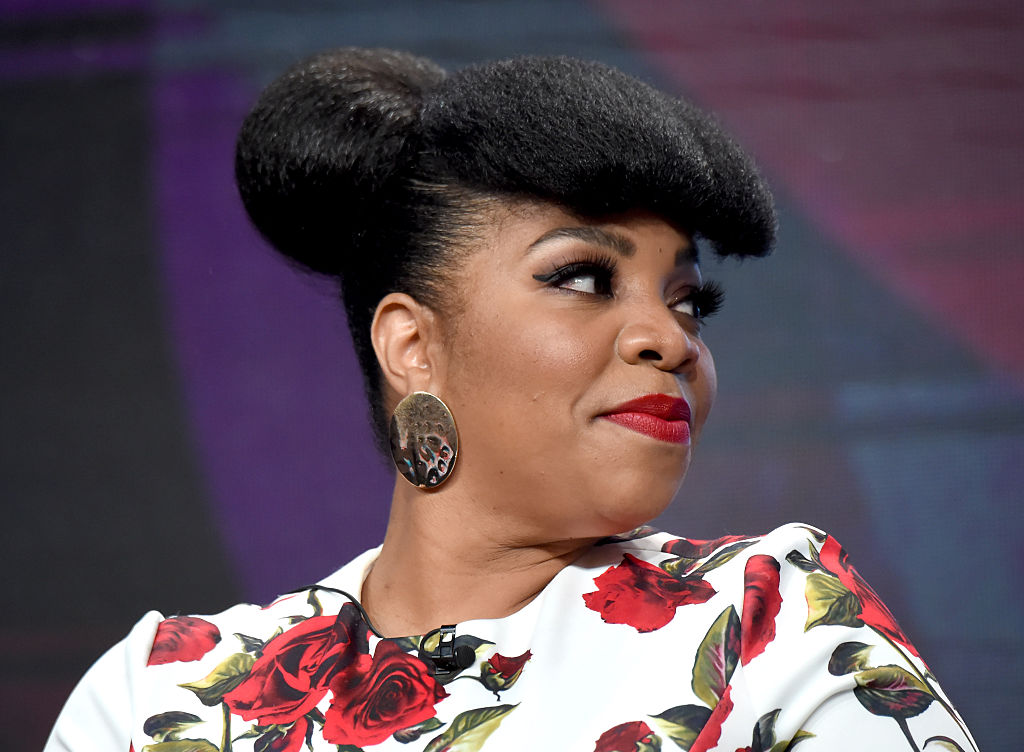 BEVERLY HILLS, CA - JULY 30:  Actress Kimberly Hebert Gregory speaks onstage during the 'Vice Principals' panel discussion...